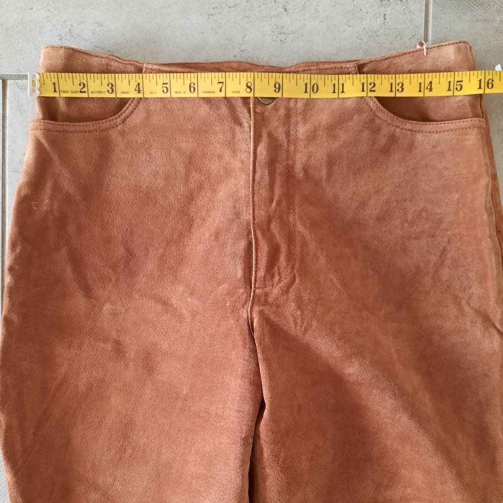 Wossimo suede pants size 12 - Picture 7 of 9